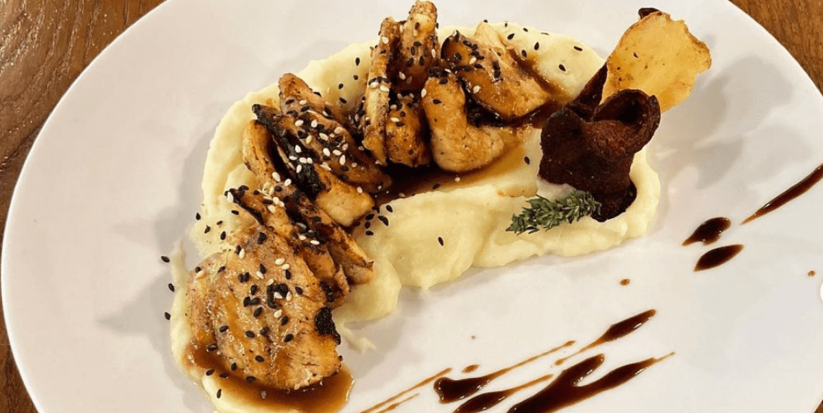 Chicken Teriyaki with mashed potatoes